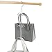 iDesign Axis Metal Hook Handbag Hanger, No Snag Closet Organization Storage Holder for Scarves, Men's Ties, Women's Shawls, Pashminas, Belts, Accessories, Clothes, 3.25" x 4.5" x 17.75", Chrome primary