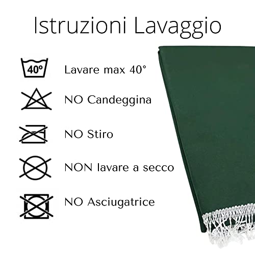 Outdoor Sun Awning Balcony Terrace Porch Gazebo with Rings and Hooks for Application, Durable and Washable, 100% Durable Polyester, Solid Colour (145 x 290, Green)