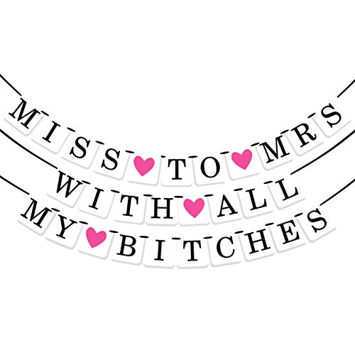 2-in-1 Miss To Mrs Classy & Sassy Bachelorette Party Banner by Sterling James Co. - Thumbnail 7