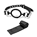 Open Mouth Gag O-ring Gag Restraints, Head Harness Restraint Mouth O-ring Gag Oral Fixation, Adjustable Strap