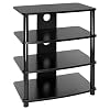 Mount-It! Media Stand Entertainment Center for TV, Audio Video Components, Stereo Equipment, Gaming Consoles, Streaming…