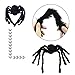 CDWERD Halloween 8.8ft Spider Web + 35.4 Inch Big Spider Best Halloween Decorations Props