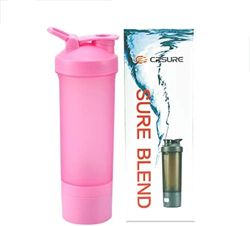 Protein Shaker Bottle, USB Bottle Blender, Protein Powder Shaker Bottle with Charging Function,100% Leak Proof, BPA Free Shaker Bottle for Protein Mixes,Coffee,Milk,Oatmeal Porridge,Dressings (Pink)