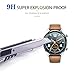 Diruite 4-Pack for Huawei Watch GT Tempered Glass Screen Protector [2.5D 9H Hardness] [Anti-Scratch] [Perfectly Fit] - Permanent Warranty Replacement