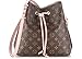 SAVITSKYI Very Female Chic Beautiful Purse NeoNoe Style Bag for Girls and Women Feminine Useful Accessory With Shoulder Elbow Strap Monogram Goodly Color with Rose Ballerina Interior Pretty Handbag