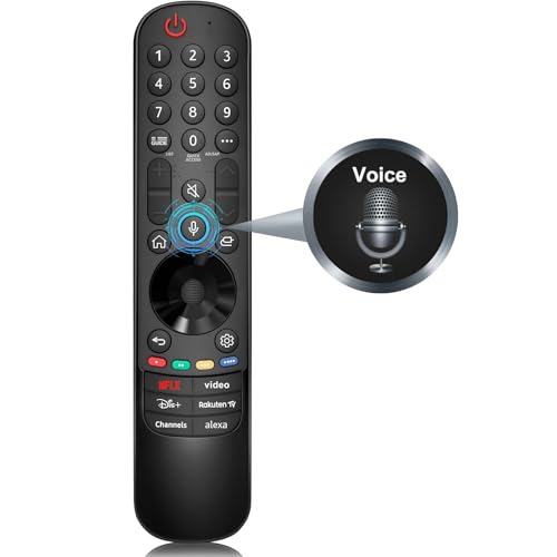 LG TV Magic Voice Remote Control Replacement for Original MR20GA, MR21GA, MR22GA, MR23GA Remote Control, Compatible with LG Smart TV with Pointer and Voice Function