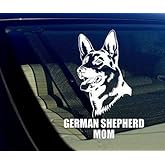 Kramer German Shepherd Mom Sticker for Car Vinyl Decal Truck Window Bumper Sticker Motorcycle Decal 5.5 in.