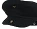 Men's Premium Wool Blend Classic Flat Ivy Newsboy Collection Hat (Black, Large)