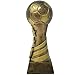 Soccer Star Spiral Trophy - Futbol Gold Tower Award - 8 Inch Tall - Engraved Plate on Request - Decade Awards