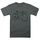 Happy Family Retro Racing Bike Diagram Mens T-Shirt