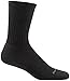 Darn Tough Standard Light Cushion Crew Socks - Men's Black X-Large