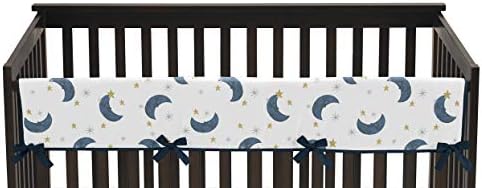 Moon and star themed crib bedding set by Candy Jojo Designs, worth $159.99.
