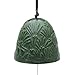 Japanese Furin Wind Chime Nanbu Bell Iron Iwachu #TIR-148 Green Pine Needle Design, Made in Japan