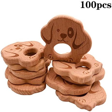 Wendysun純粋な天然木の歯のおもちゃの 100pcs 100pcs 100pcs 犬の木の歯モンテッソーリのおもちゃの木の歯リング有機ベビー歯ロープ手作りペンダントセットシャワーギフト 100pcs B081rf2cy8 B081rf2cy8 Wendysun純粋な天然木の歯のおもちゃの 100pcs 100pcs 100pcs 犬の木の歯モンテッソーリのおもちゃの木の歯リング有機ベビー歯ロープ手作りペンダントセットシャワーギフト 100pcs B081rf2cy8 B081rf2cy8