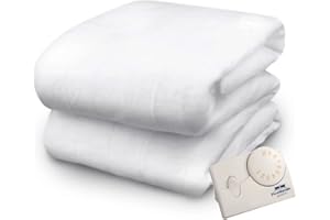 Pure Warmth by Biddeford Twin Size Electric Heated Mattress Pad Natural