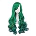 Wigood 28″ Cosplay Wig Multicolor Long Curly Harajuku Lolita Heat Resistant Fiber Wigs with Free Wig Cap for Womenthumb 1