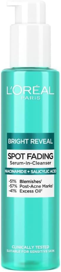 L’Oréal Paris Bright Reveal Spot Serum-In-Cleanser 150ml Niacinamide SA