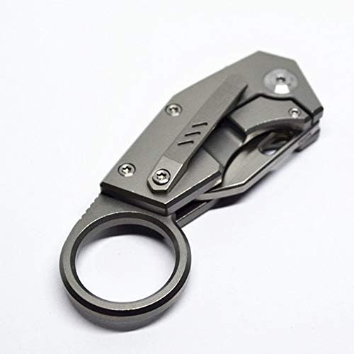 New EDC Gear Claw Knife Titanium Tiny Folding Knife Camping Hiking Pocket Tool Survival Gear Everydaycarry Keychain Knives