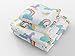 Where The Polka Dots Roam Rainbow and Unicorn 3 Pieces Twin Bed Sheet Set |Super Soft Premium Bedding for Kids Room Décor, Bedding Set for Girls, 1 Fitted Sheet, 1 Flat Sheet and 1 Pillowcase