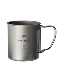 Snow Peak titanio Single Taza 450 [Capacidad 450 m