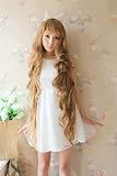 X&Y ANGEL- New Godiva Extra Long Lolita Full Natural Wavy Heat Resistant Hair Wig Blonde Wigs K048
