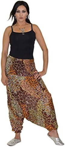 Hippie Moroccan Harem Gypsy Jumpsuit Yoga Belly Alibaba Pants Trousers Small to Large