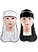 Gejoy Silky Durag Long Tail Headwraps Wide Straps Pirate Cap Smooth Hat (Color Set 1)