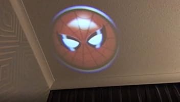 Marvel 761623 Altavoz Bluetooth Spiderman con proyector Rojo/Negro ...