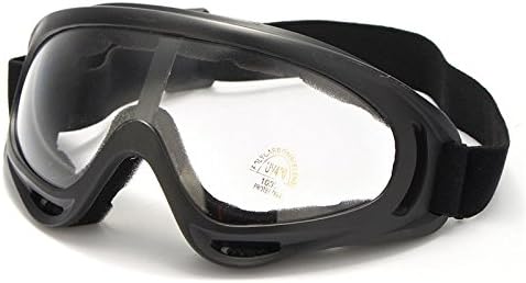 Professional Snow Windproof X400 UV Protection Anti-fog Ski Glasses (Clear)