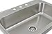 Sink Smart Top Mount Single Bowl 4-Hole Kitchen Sink Stainless Steel 18 Gauge - Satin Brush Finish