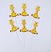 Giraffe Cupcake Toppers (set of 24) - for Jungle Themed Birthday or Baby Shower