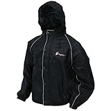 Frogg Toggs Road Toad Mens Black Textile Rain Jacket