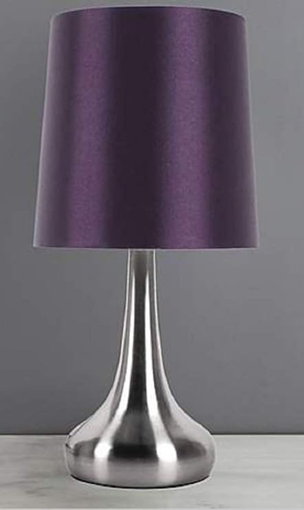 Adorable and Stylish Rimini Touch Lamp Bedside Sideboard Desk Table Lamp (Purple): Amazon.co.uk ...
