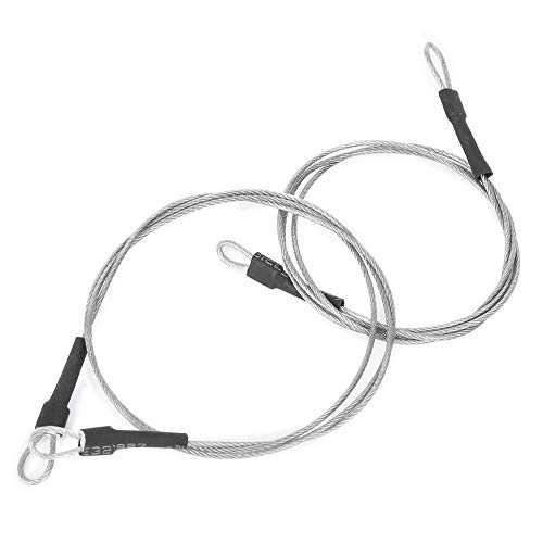 VGEBY RC Steel Rope Set,Cable Steel Towing Rope for Axial Scx10 D90 D110 1/10 RC Crawler Car,50 cm