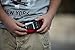 SPIbelt Kids Pocket Belt, Expandable Pocket, Adjustable Waist, No Bounce, No Logo Band, Camo with Black Zipper