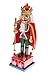 Clever Creations Wooden Christmas Nutcracker Advent Calendar, Countdown to Christmas, Festive Holiday Decoration, King