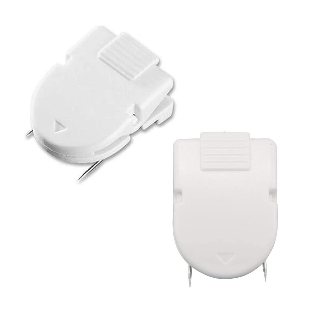 Mike Panel Cubicle Clip for Fabric Panels, Standard Size, 40-Sheet Capacity, Pack of 20, White