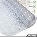 Sierra Concepts 2-Pack Bath, Shower, Tub Mat Clear (39x16) Non Slip, Machine Washable, Bathtub Mats - Drain Holes, Suction Cups, XL Rectangle Size