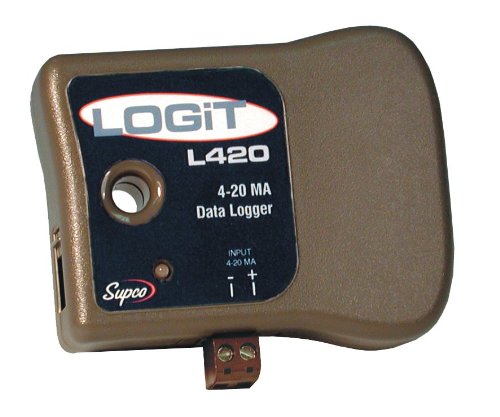 Supco L420 LOGiT 4-20 mA Data Logger, 3