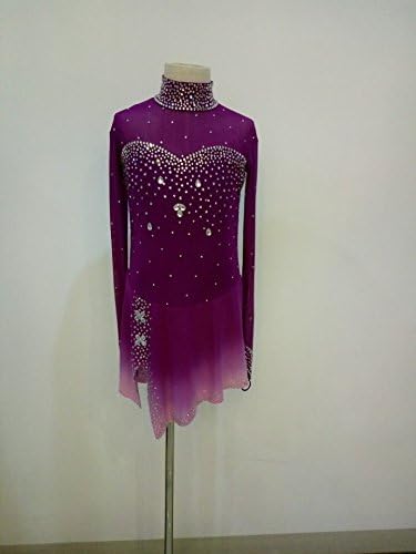 Fashion Custom Figure Skating Dresses Girls Ice Skating Competition Dresses With Crystals A2254