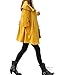 Melansay Women's Princess Wool Winter Coat With Detachable Knit Sleeves