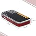 Aocome Portable Mini USB AM FM Radio Speaker Music Player Micro SD TF Card For PC iPod iPhone and other android phones (BM8 Red)