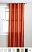 Stylemaster Tribeca 56 by 108-Inch Faux Silk Grommet Panel, Mandarin
