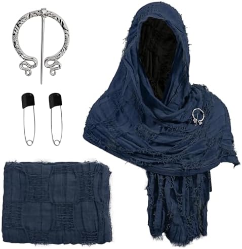 Amazon.com: Viking Cape Costume with Hood Men Post Apocalyptic