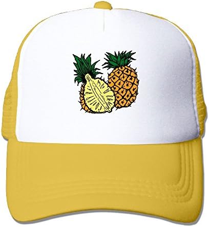 WGMHQQ Unisex Pineapple Fashion Mesh Cap Trucker Hats
