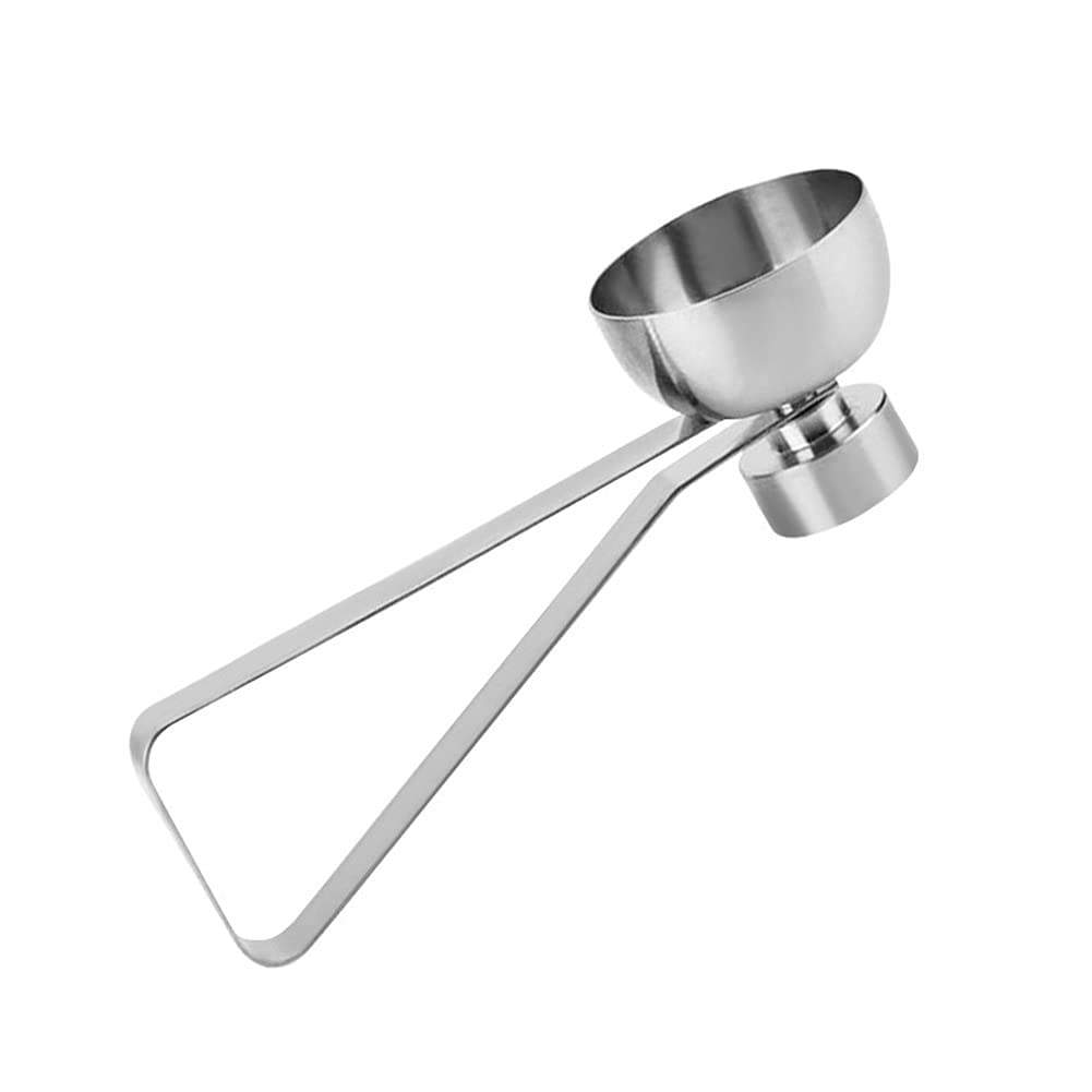 Stainless Steel Egg Opener, Stainless Steel Egg Cutter,Simple Boiled Egg Kitchen Tool,for Raw/Soft Boiled Egg。