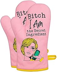 Miracu Oven Mitt, Funny Cooking BBQ Oven Mitts - House Warming Presents for New Home, Mothers Day Baking Gifts