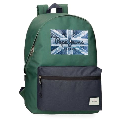 Jebb Mochila Portátil, Verde, 15,6 Pulgadas