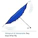 Fidus Small Windproof Travel Umbrella - Compact Folding Light Portable Sun & Rain Outdoor Golf Umbrella for Women Men Kids-dark blue
