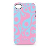 iLuv Aurora Glow-In-The-Dark Case for iPhone 4 - Pink/Blue